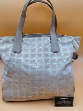 Chanel Travel Line Medium Tote Bag..Authentic w/Card